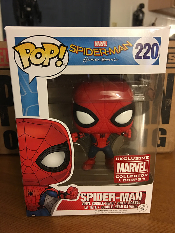 spider man funko box