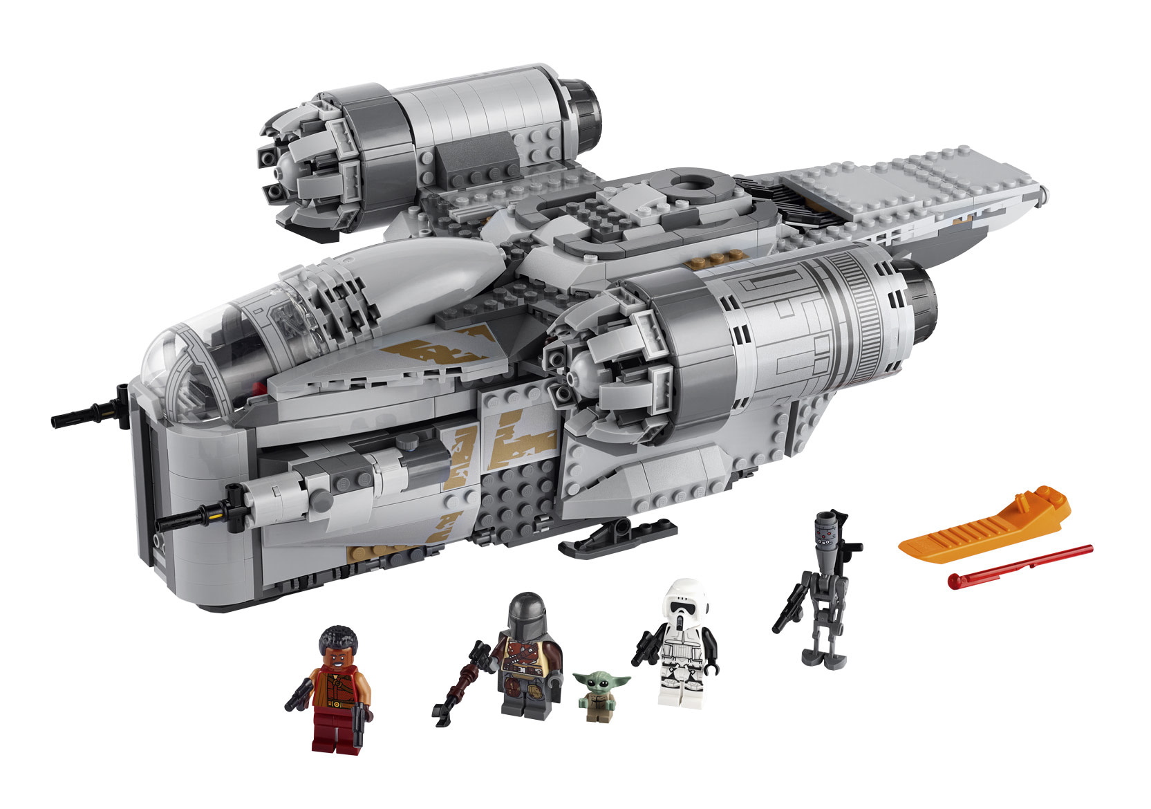 mandalorian space ship lego