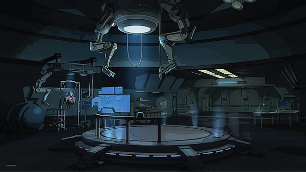 Tony Stark's workshop joins Marvel's list of virtual backgrounds.