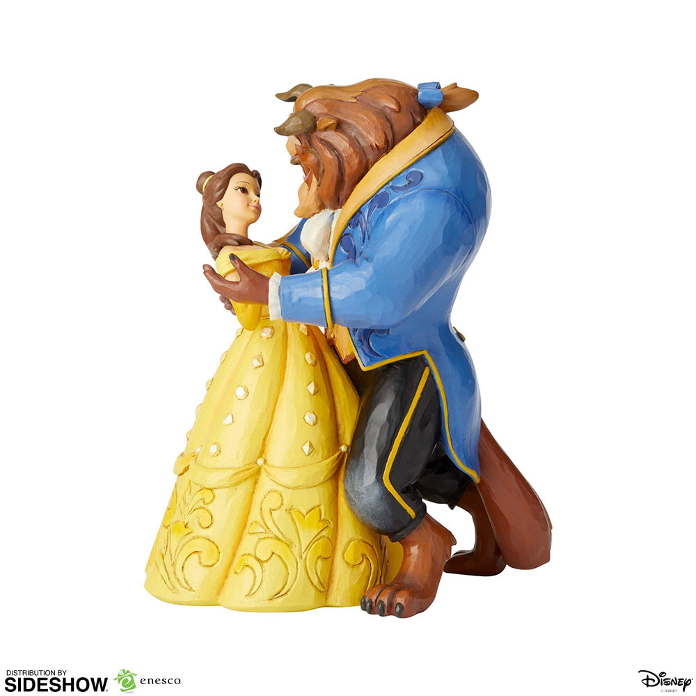 beauty and the beast garden statues