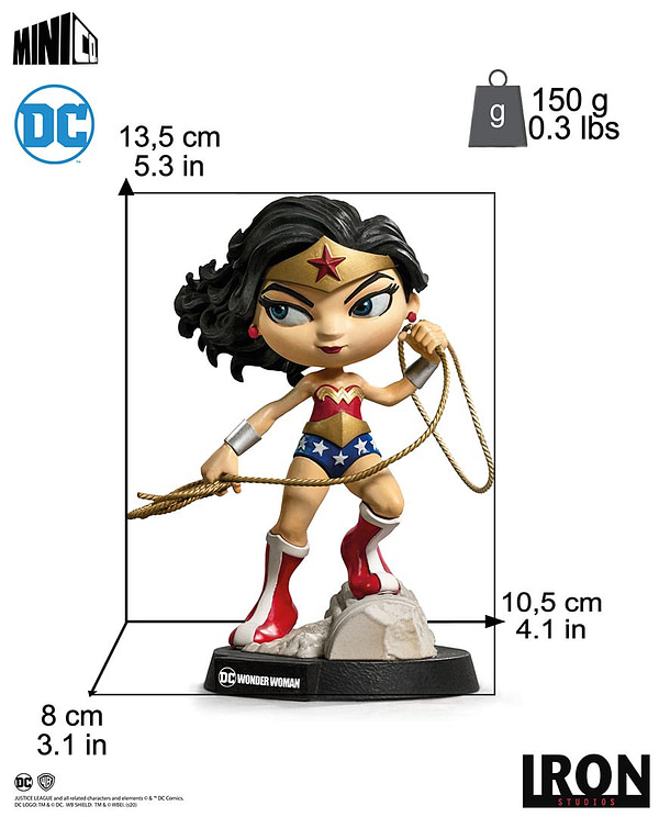 DC Comics Wonder Woman Minico Statue by Iron Studios