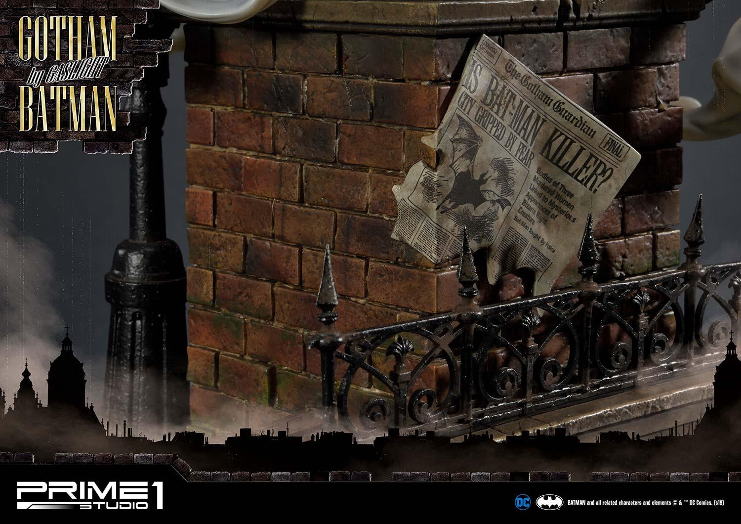 batman gotham by gaslight statue