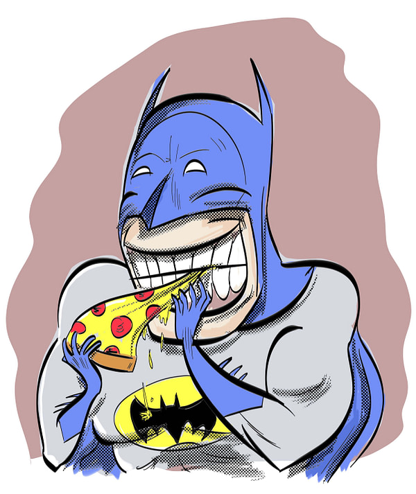 Is This Batman's First Pizza? Courtesy Of TMNT&hellip;