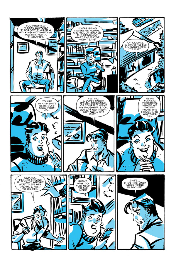 Page three of Cut-Man #1 by Alexander Banks-Jongman and Robert Ahmad.