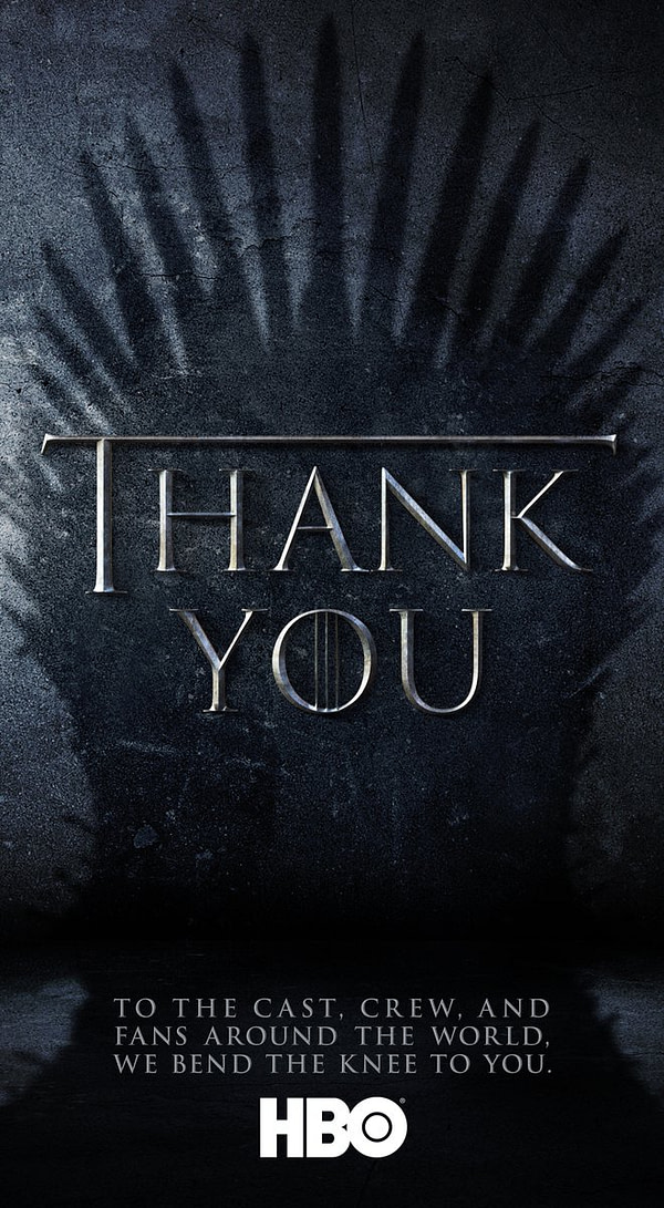 'Game Of Thrones' Cast Says Goodbye, Thanking Fans For 8 Seasons