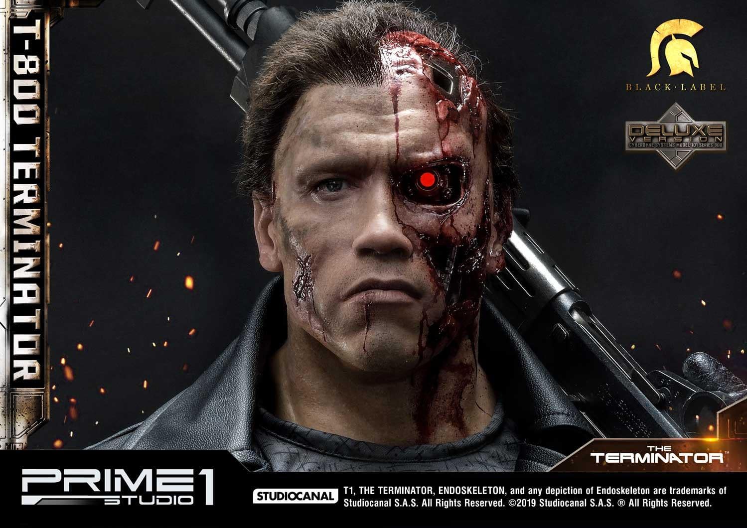 The Terminator T 800 Cyberdyne Systems Model 101 Mini Bust Other Science Fiction Items Latinaid Collectables