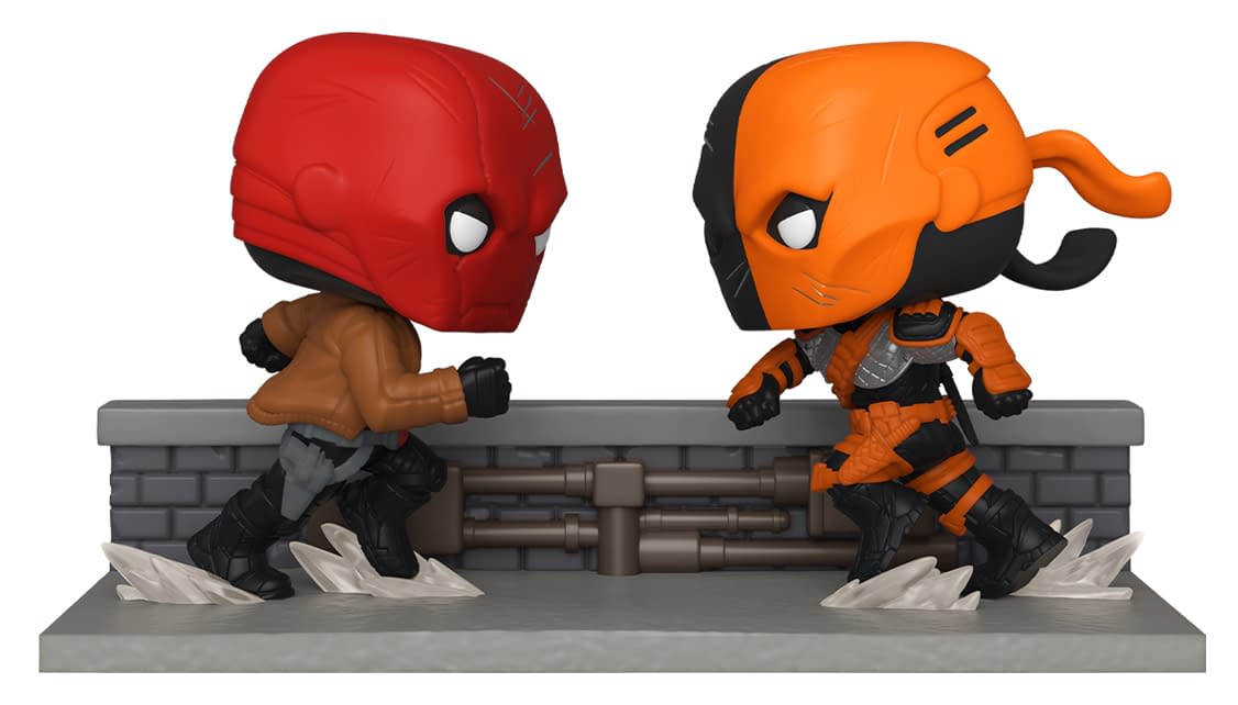 funko pop red hood vs deathstroke