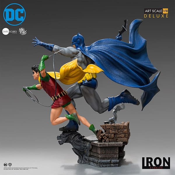 Batman et Robin à l'échelle 1/10 de Iron Studios