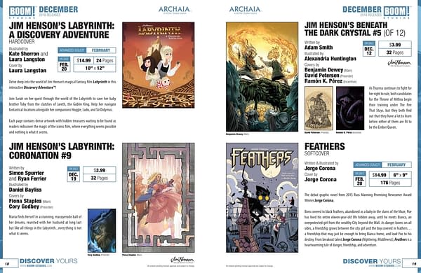 Full Boom Studios Catalog For December 2018 Solicitations Sees