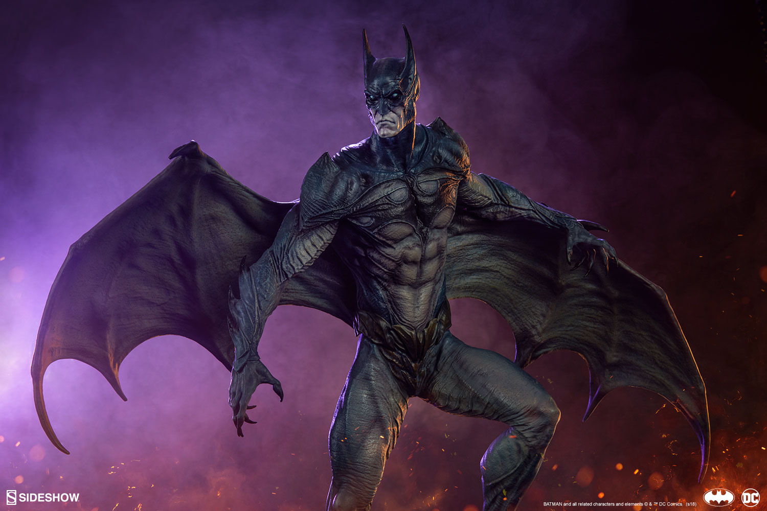 infinite crisis nightmare batman statue
