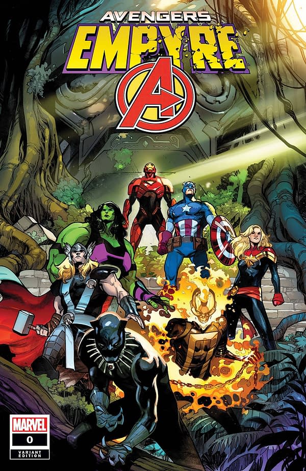 Empyre #0: Avengers Pepe Larraz Variant Cover