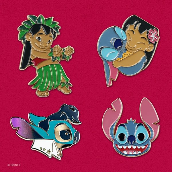 Los pines de Mondo Disney lanzan un conjunto de pines adorables de Lilo y Stitch