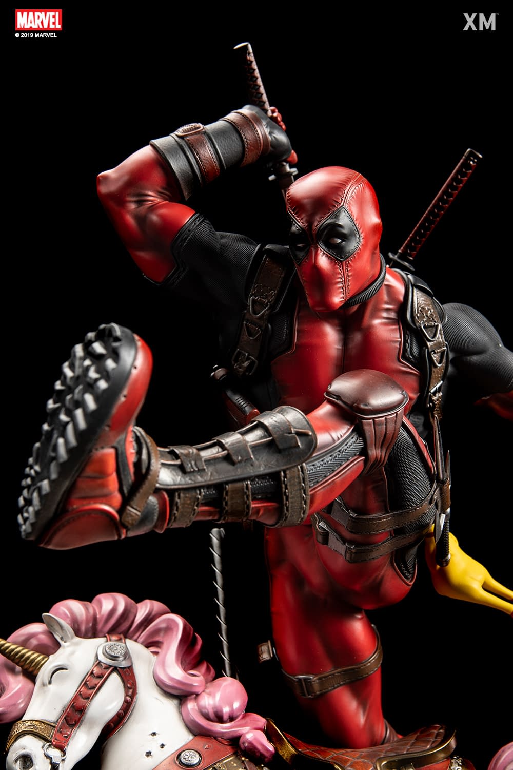 deadpool statue gamestop