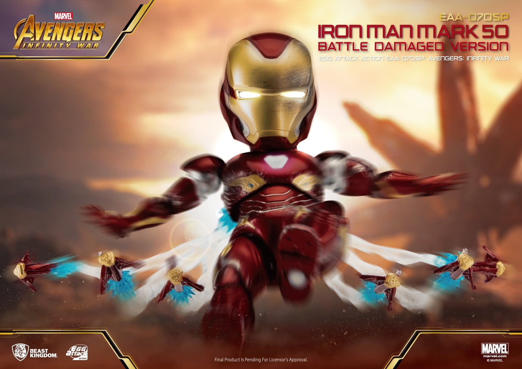 Iron Man Takes A Stand Against Thanos With Beast Kingdom