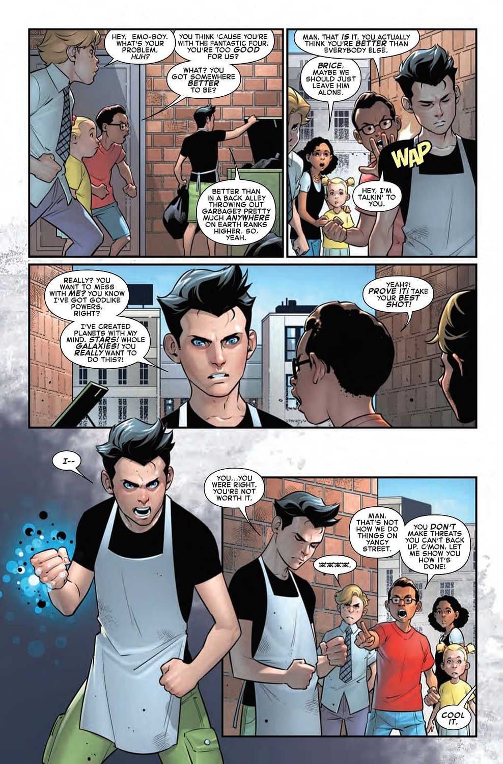 Franklin Richards, Sulky Teenager (Fantastic Four #10 Preview)