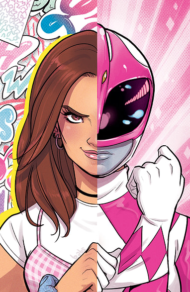 POWER RANGERS PINK #1 UNLOCK MORPHING COVER