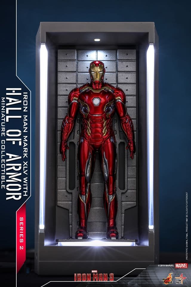 hot toys mini hall of armor