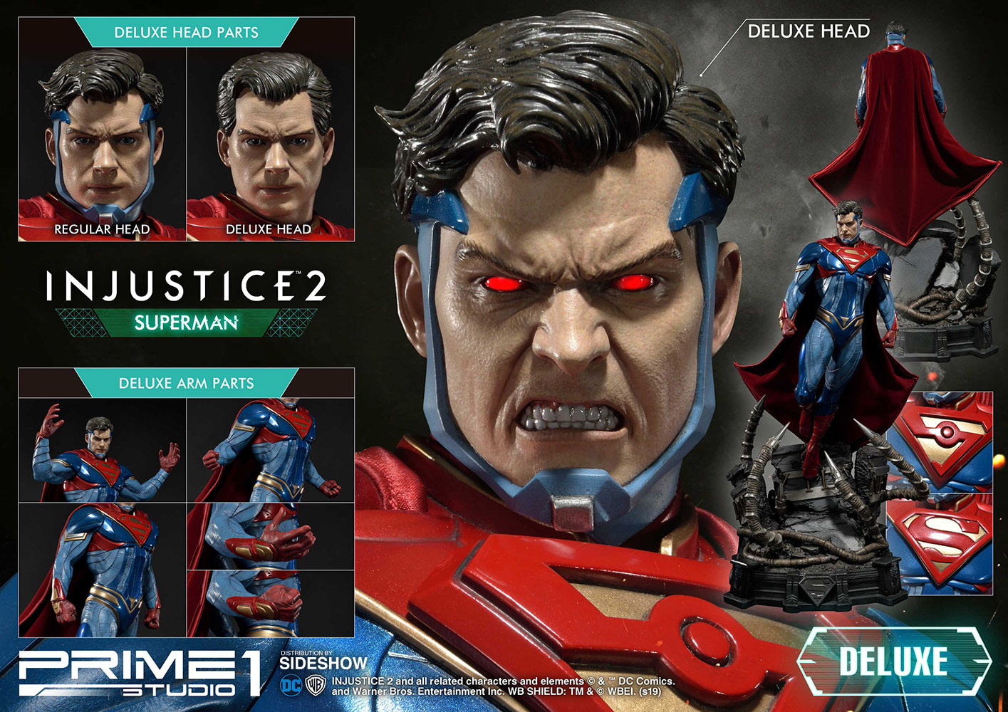 Injustice 2 Superman Statue de Prime 1 Studios