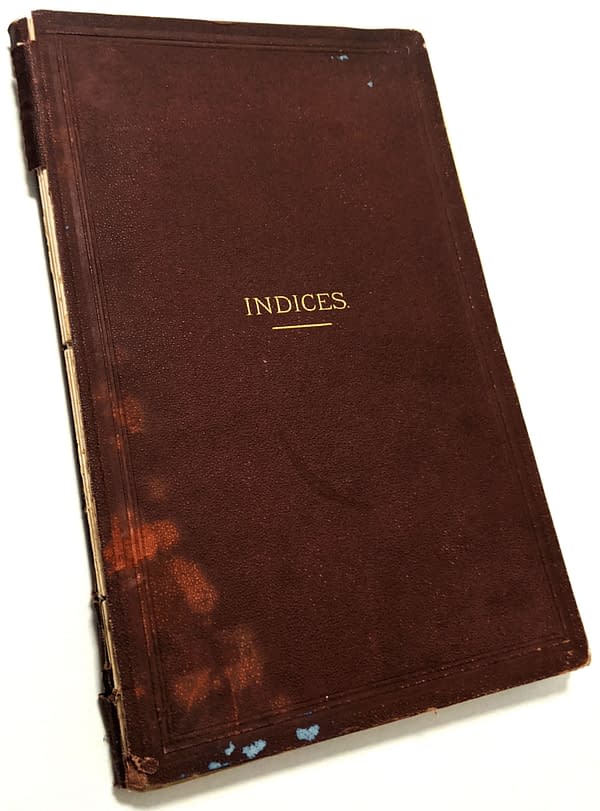 Indices of Public Opinion 1860-1870 by American News Company Founder Sinclair Tousey.