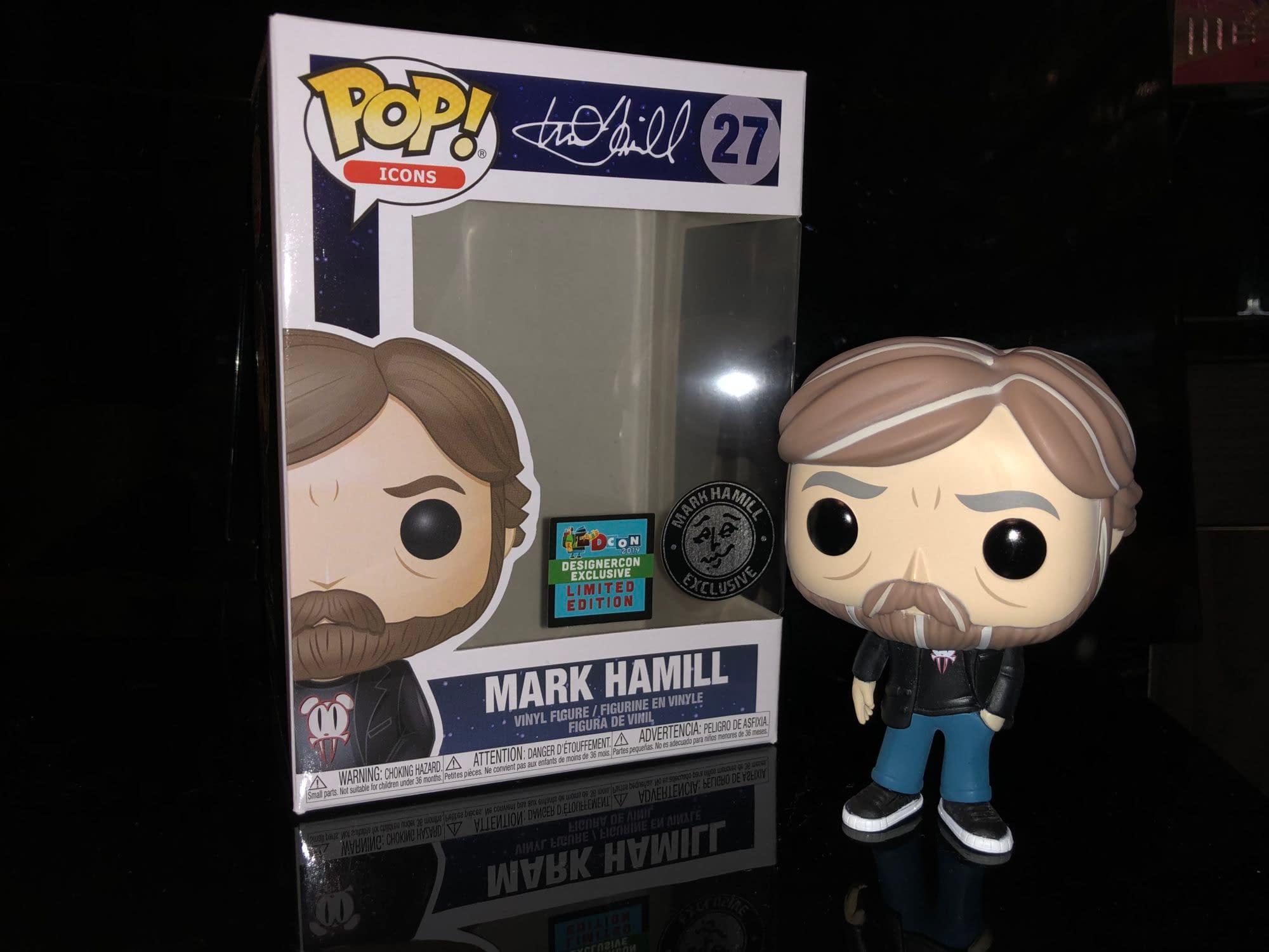 mark hamill funko pop designercon