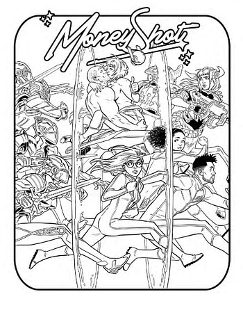 A page from Vault's free coloring book.
