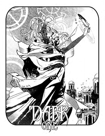 A page from Vault's free coloring book.