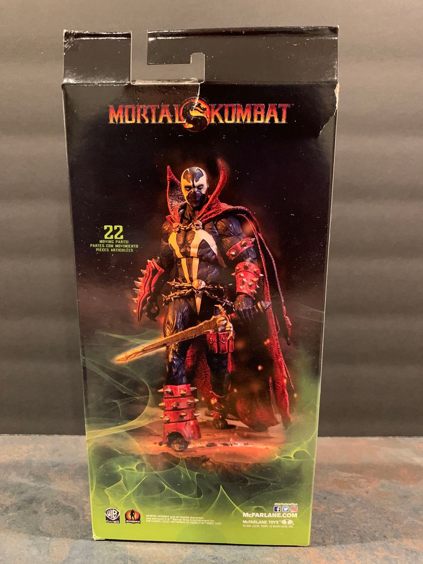mortal kombat spawn figure review