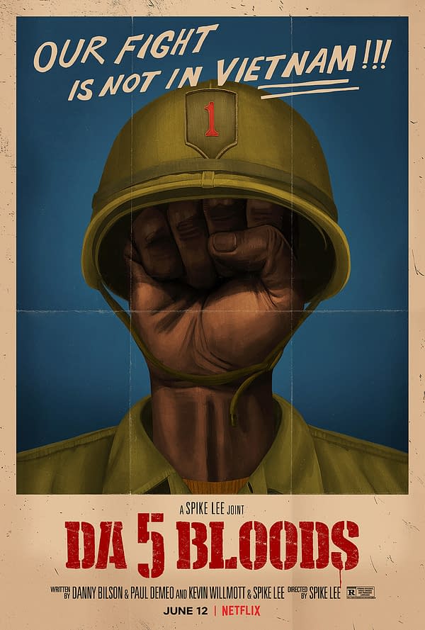 Une autre nouvelle affiche pour Da 5 Bloods de Spike Lee, le film la semaine prochaine