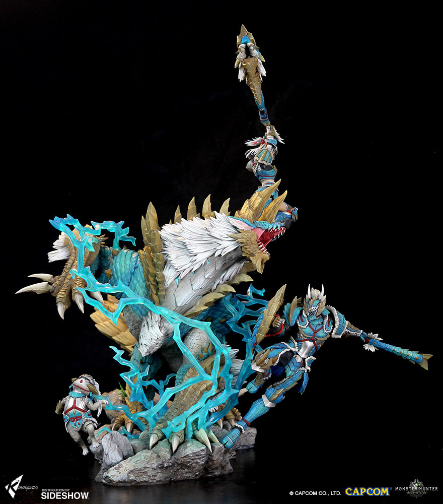 capcom monster hunter statues