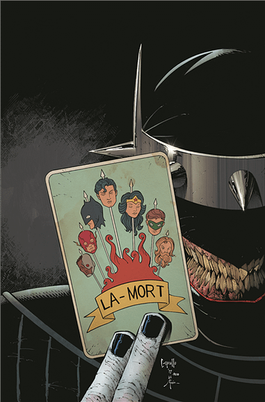 BATMAN DARK NIGHTS METAL #6 ART PRINT SIGNED BY ARTIST GREG CAPULLO 11/"x17/"