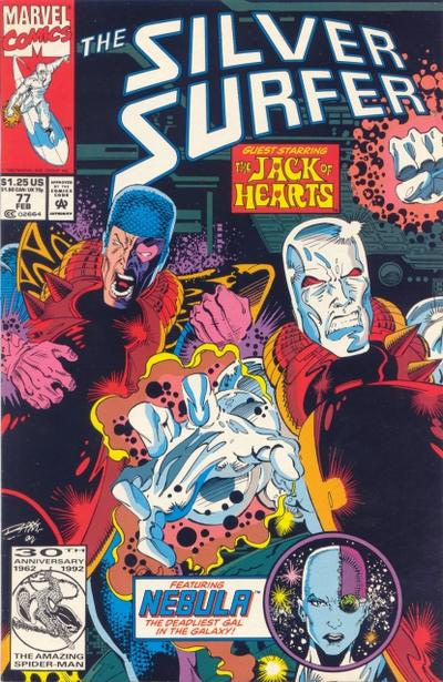 The cover to Silver Surfer #77 from Marvel Comics.