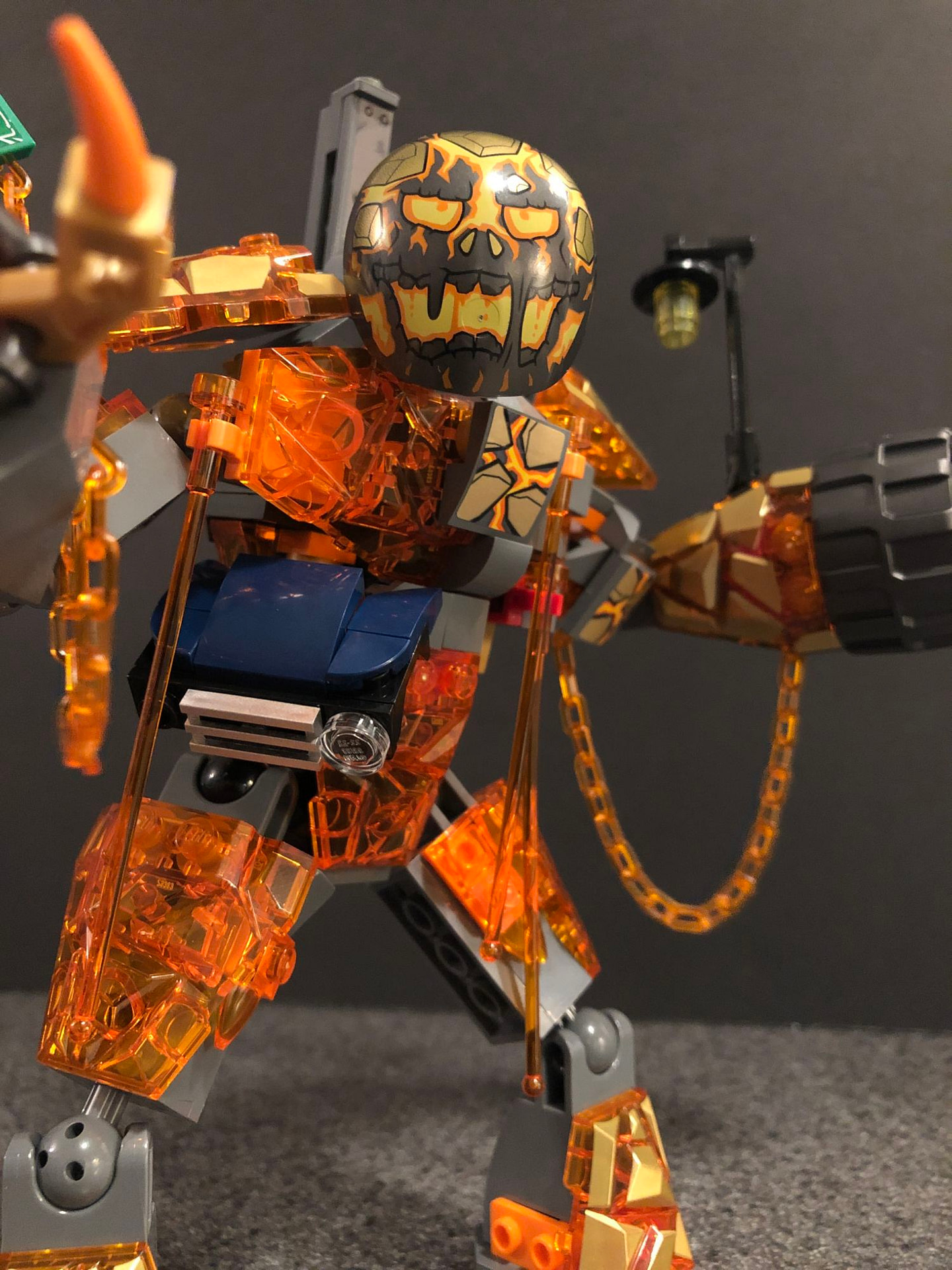 molten man lego instructions