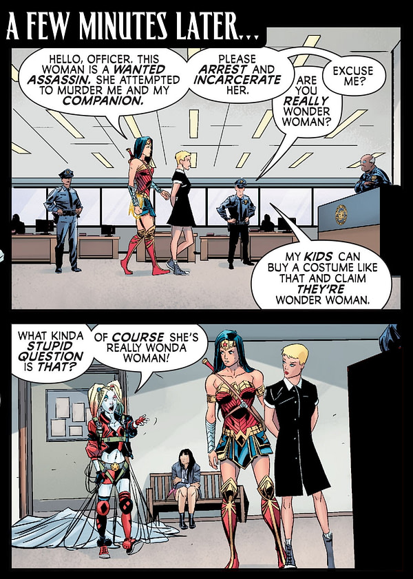 Quand Wonder Woman se trompe en tant que cosplayeuse.
