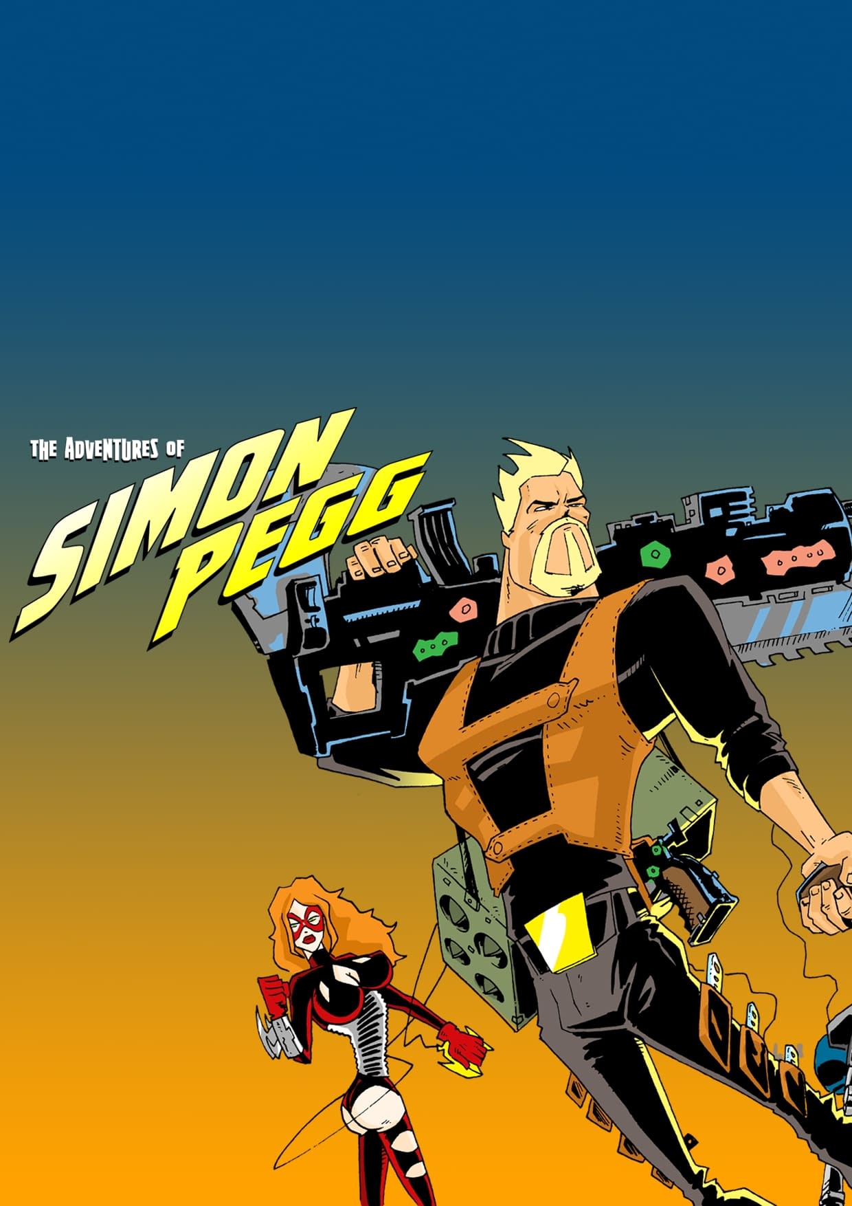 Simon Pegg Graphic Novel Wallpaper