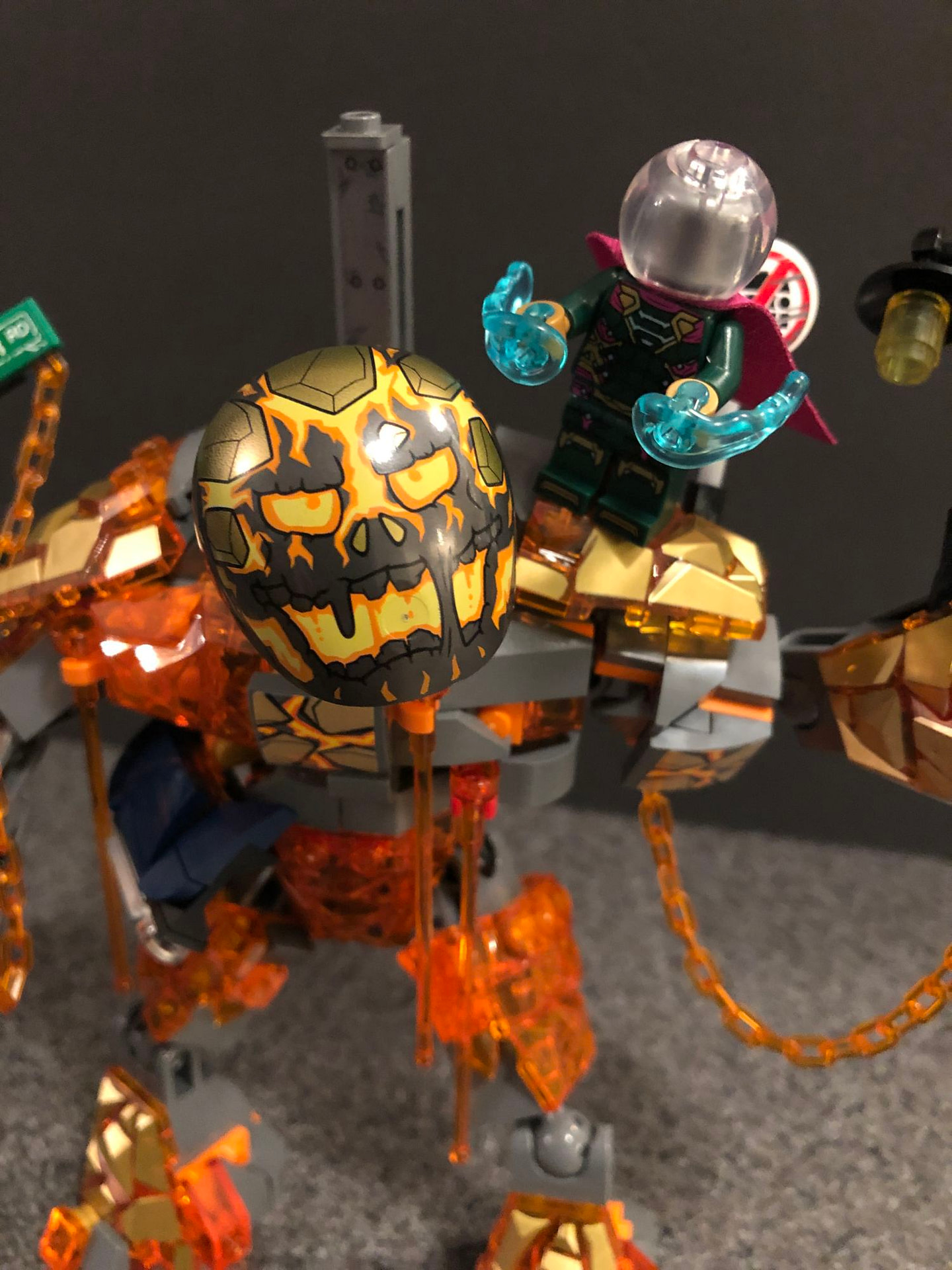 lego spider man far from home lava monster