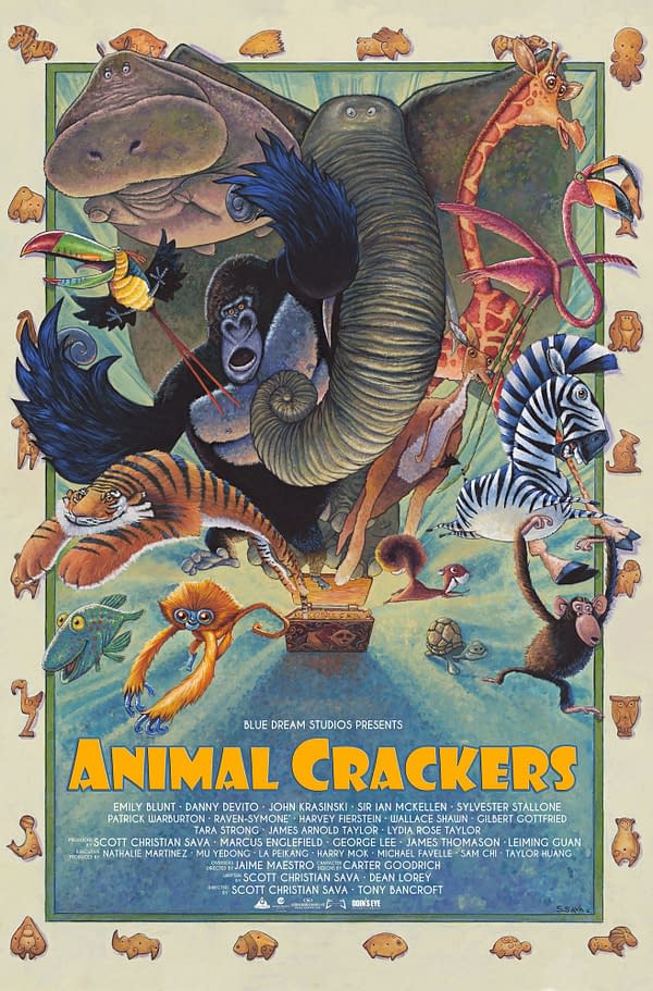 Vea el avance de la película animada Animal Crackers, en Netflix en julio