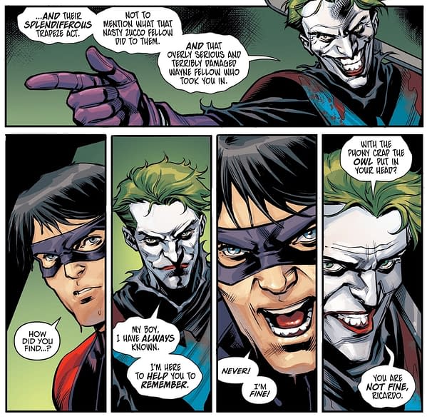 The Joker Knows About Dick Grayson - And Has A Plan