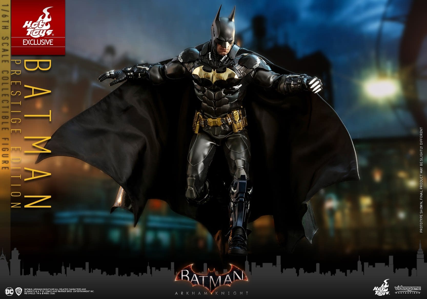 Wallpaper Batman Goes Gold With New Arkham Knight Hot Toys Figure Desktop Wallpaper Free