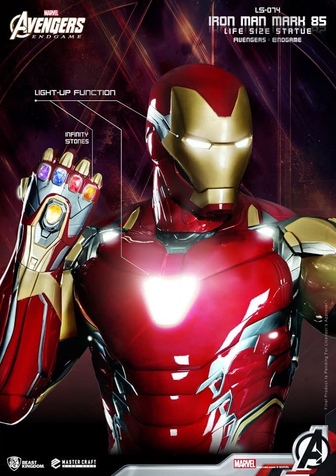 Iron Man Gets A Life Size Endgame Statue From Beast Kingdom