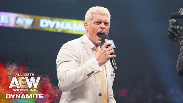 Cody Rhodes a quelque chose à dire sur Dynamite, gracieuseté d'AEW.