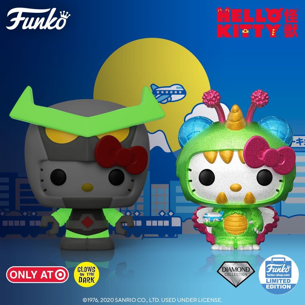 Hello Kitty Gets A Kaiju Makeover With Upcoming Funko Pops