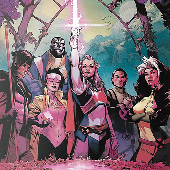 The Excalibur #1 Variant Back Cover.