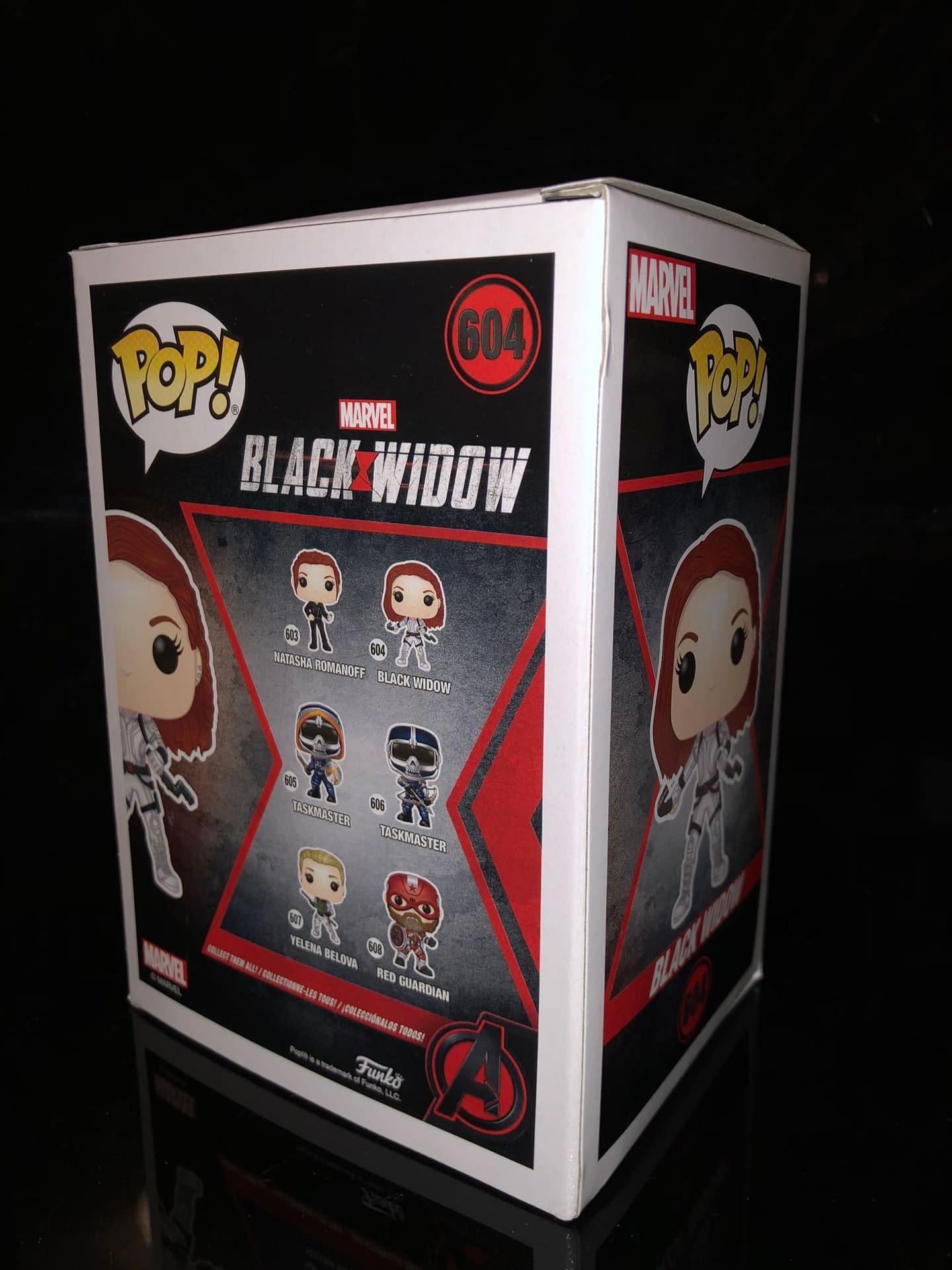 black widow soda funko