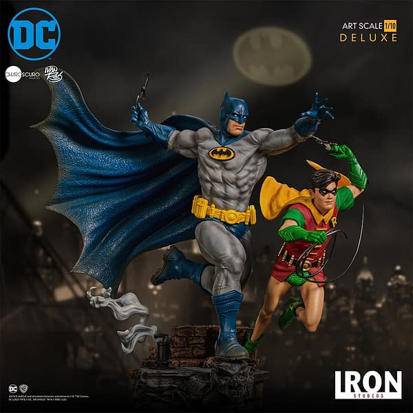 Batman et Robin à l'échelle 1/10 de Iron Studios