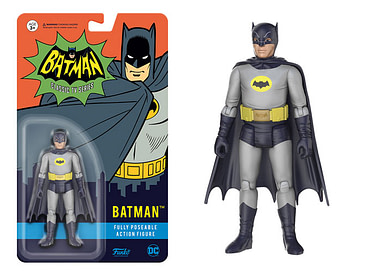 Funko Batman and Batgirl Poseable Action Figures NIP Classic TV Series 3 3//4/"