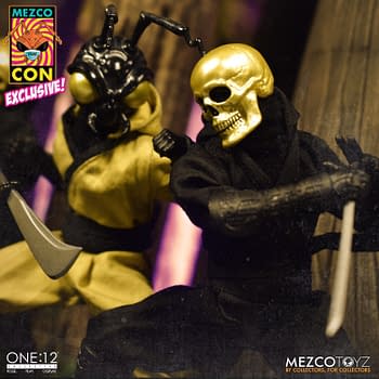 Mezco Toyz Secretly Releases Gold Skull Ninja One:12 Collective Figure