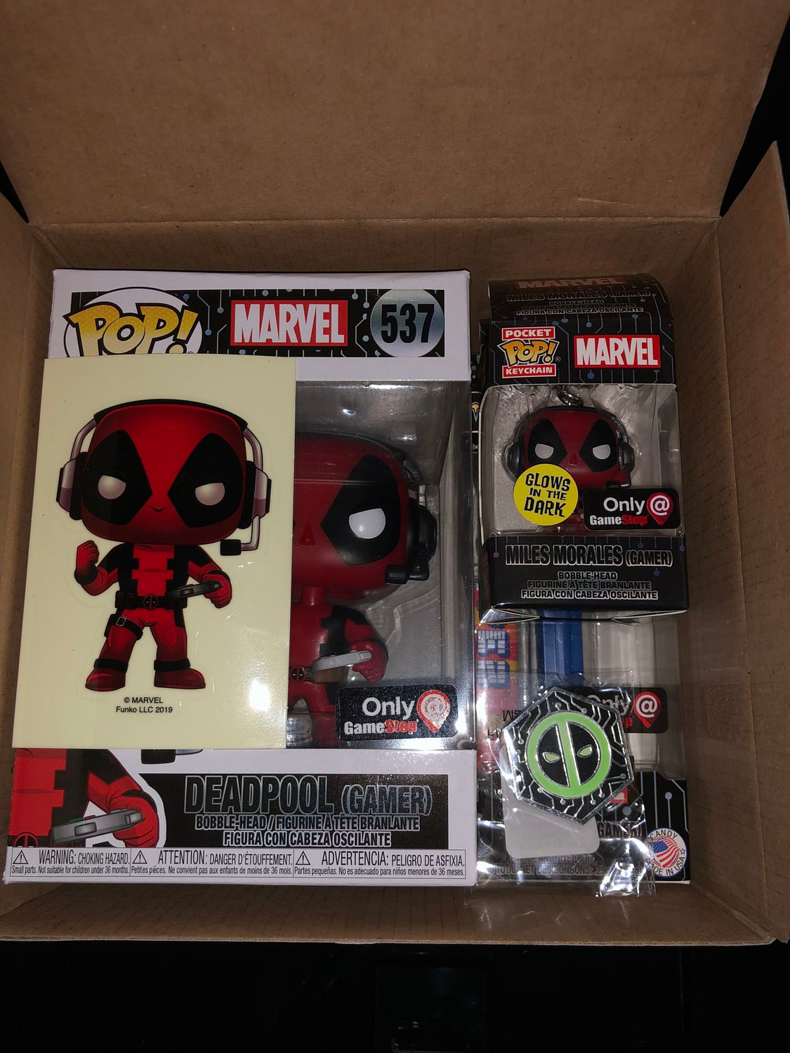 funko marvel gamer box