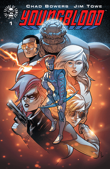 Youngblood #1 signed by Jim Towe ROB LIEFELD COVER IMAGE SOLD OUT