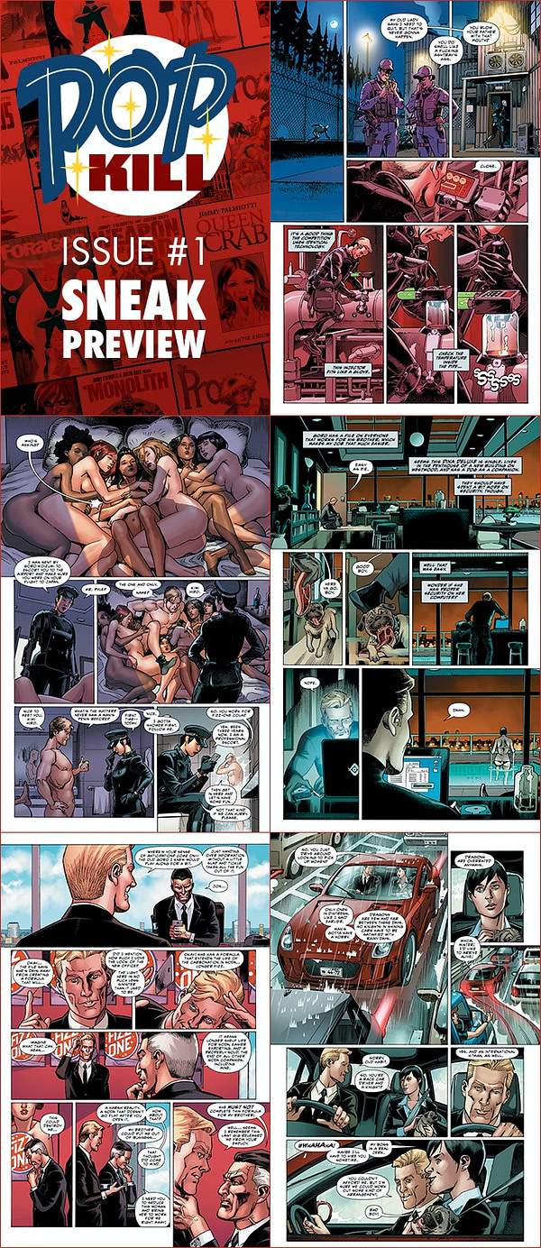 Fizz One Cola Revealed as Jimmy Palmiotti and Dave Johnson's Pop Kill. Fizz One Cola Revealed as Jimmy Palmiotti and Dave Johnson's Pop Kill.