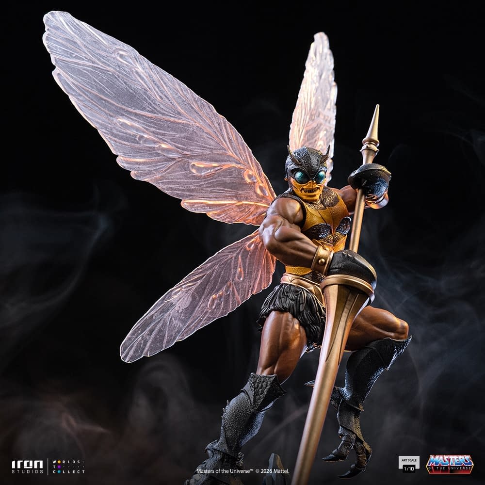 Iron Studios Unveils Masters of the Universe 1/10 Buzz Off Statue